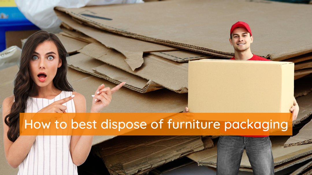 How to best dispose of furniture packaging