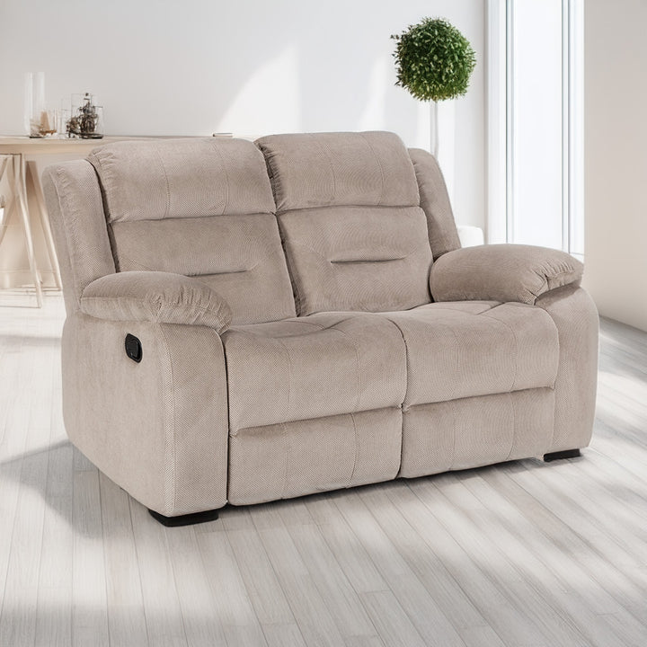 Costanza 2-Seater Recliner Sofa (Tan)