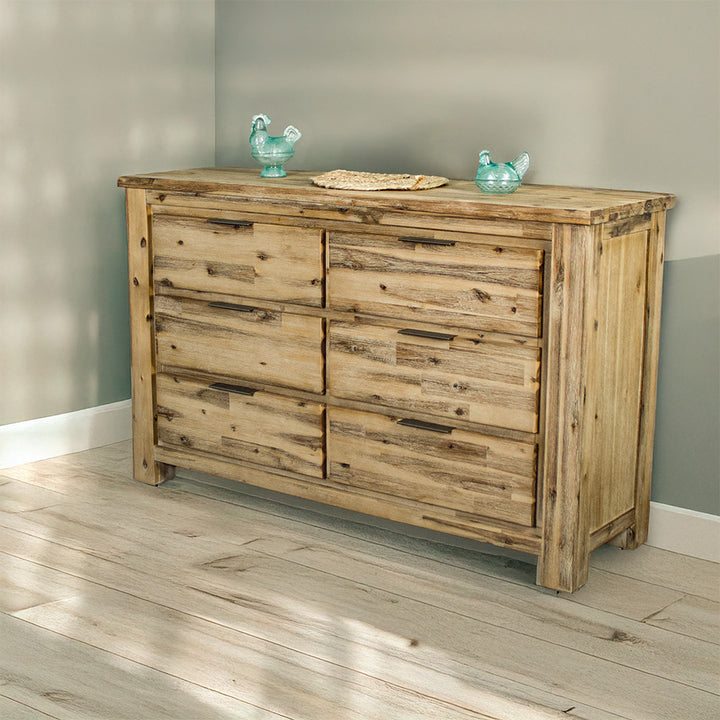 Mars Six Drawer Lowboy