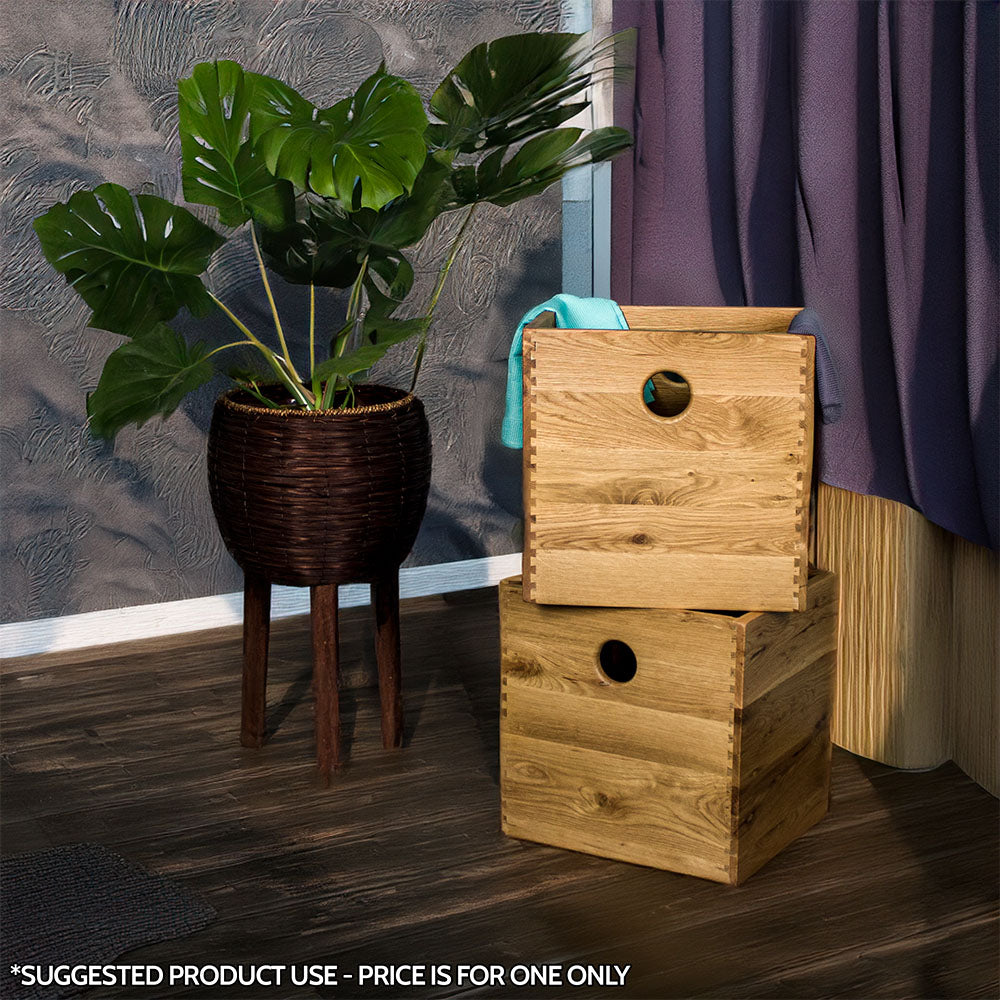 Vancouver Value Multipurpose Oak Storage Box