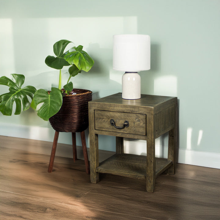 Stonemill Recycled Pine Bedside Cabinet