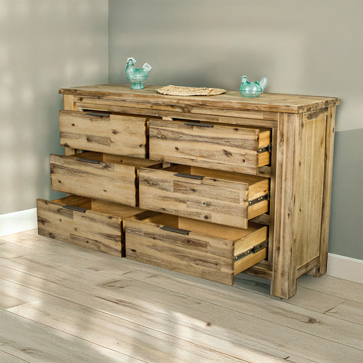 Mars Six Drawer Lowboy