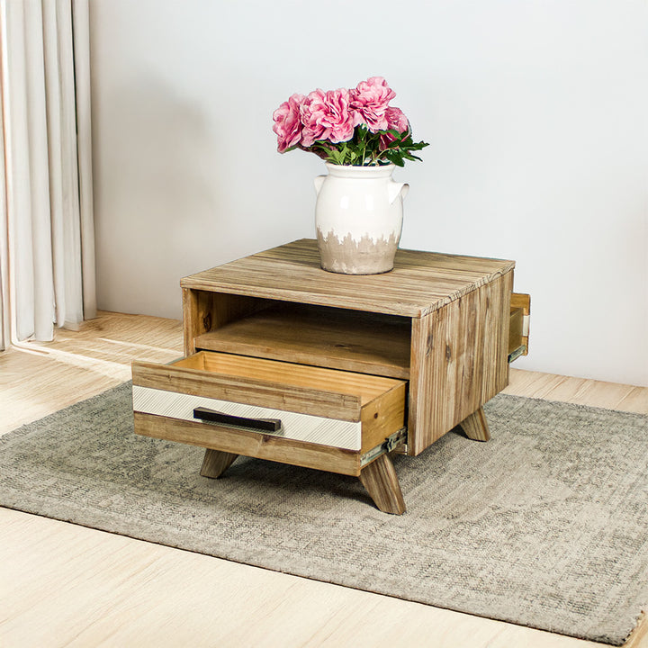 Soho 2 Drawer Lamp Table / End Table