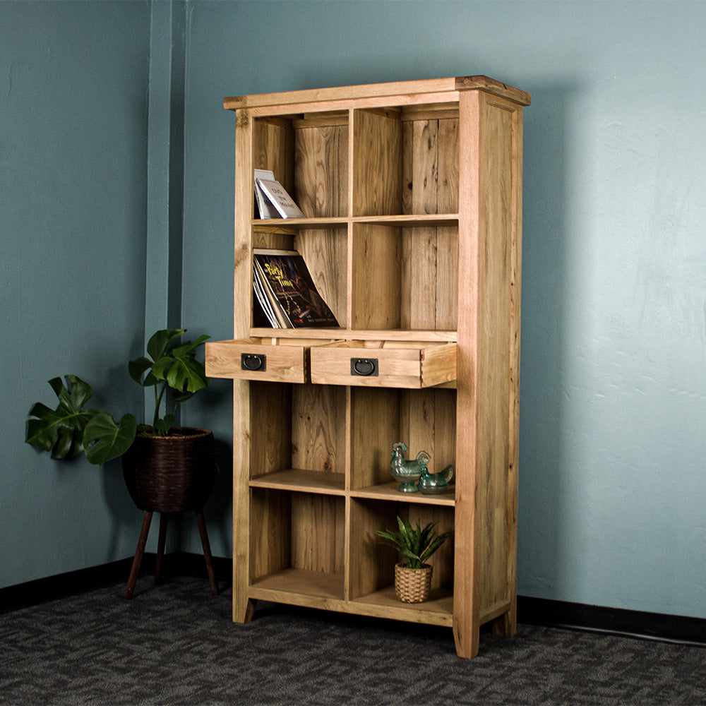 Vienna Large Oak Bookcase