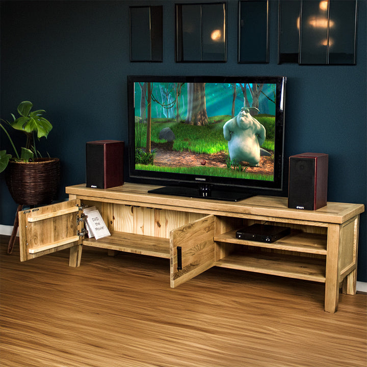 Oscar Large Oak TV Unit