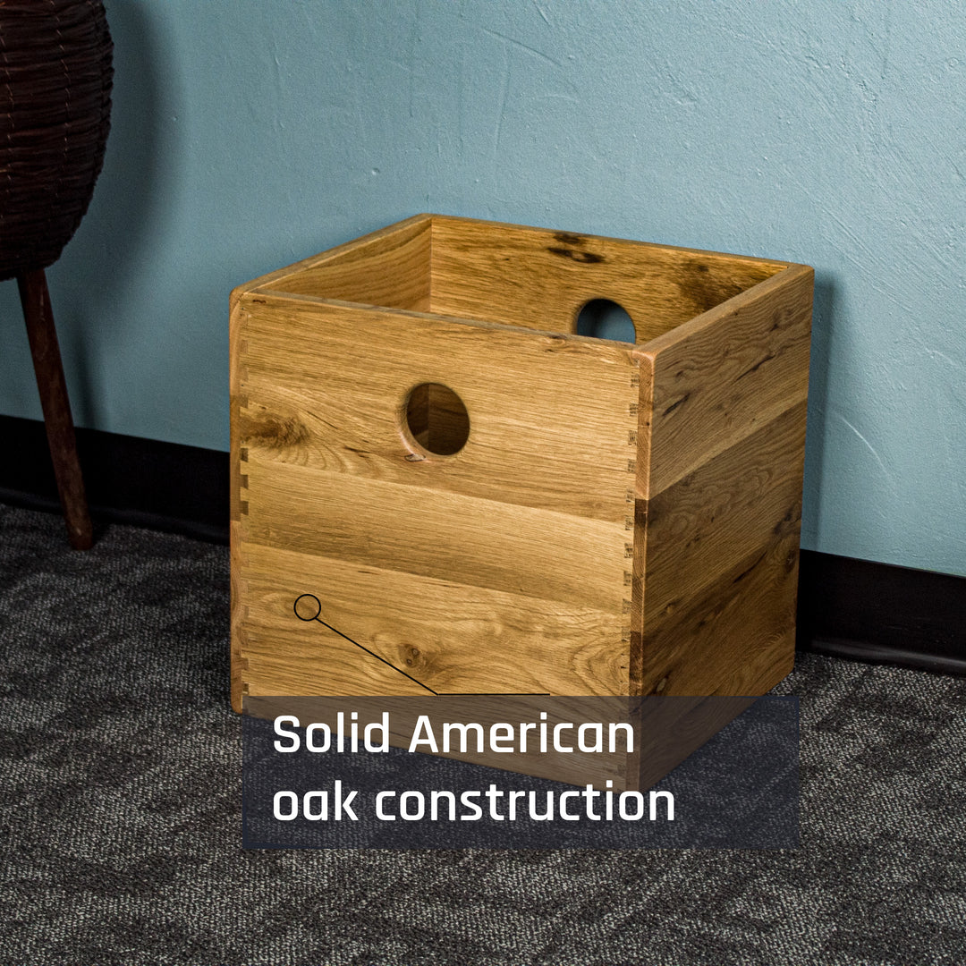 Vancouver Value Multipurpose Oak Storage Box