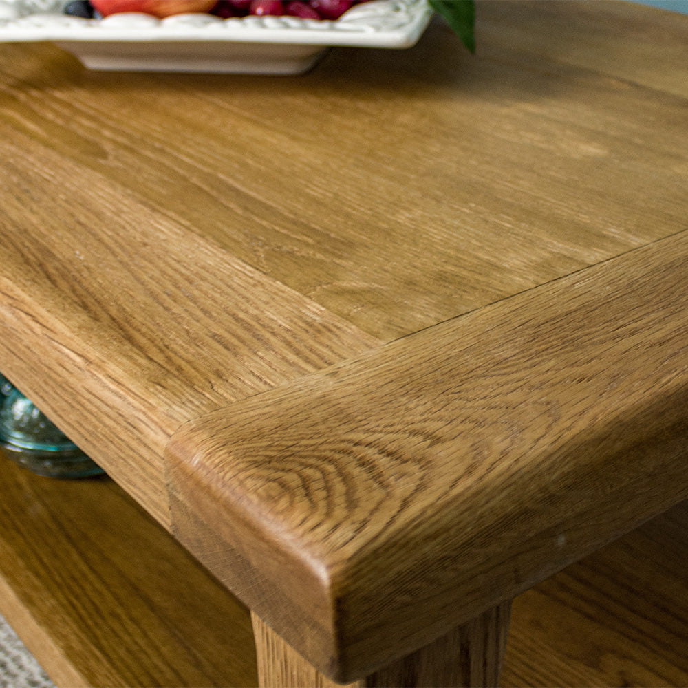 Yes Rectangular Oak Coffee Table