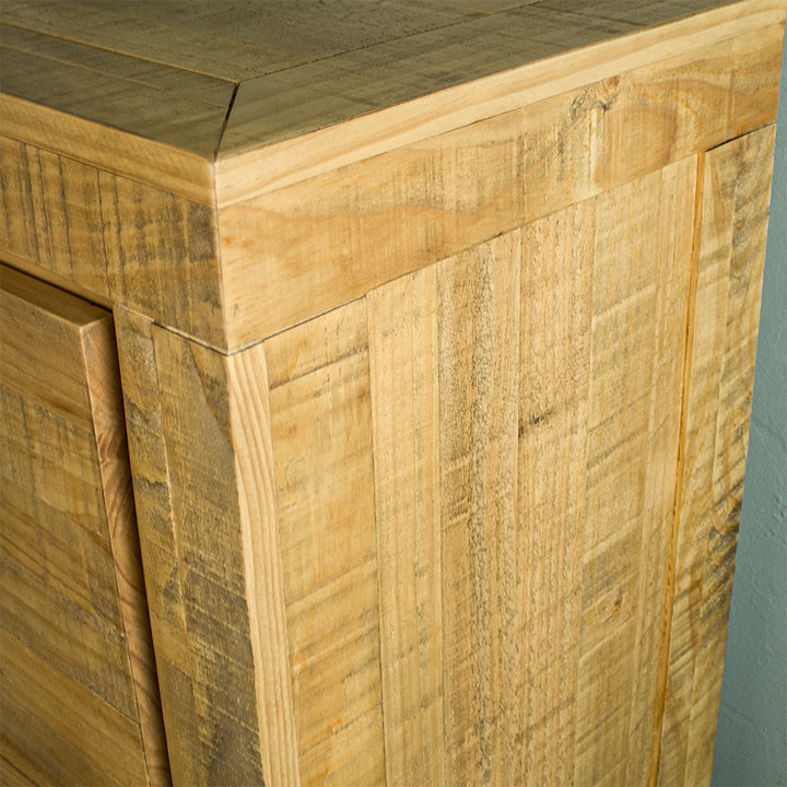 The side of the Amarillo Seven-Drawer Tallboy.