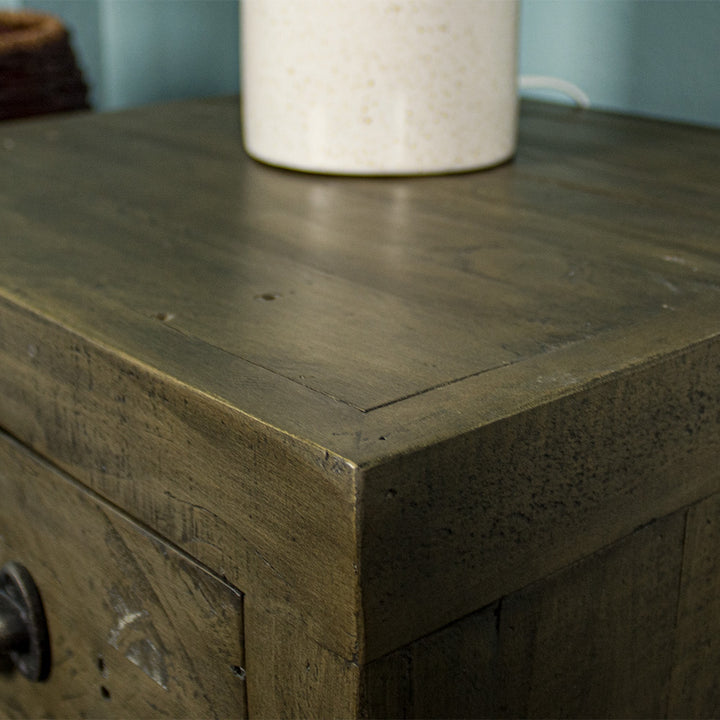 Stonemill Recycled Pine Bedside Cabinet