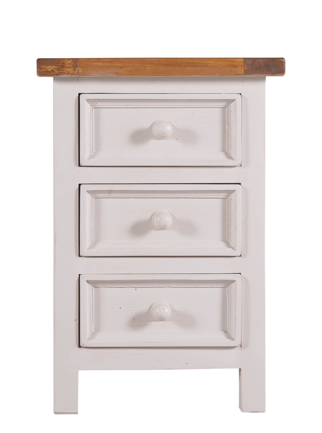 Tuscan Recycled Pine Bedside Cabinet