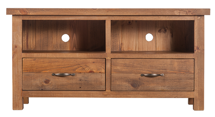 Ventura Two Drawer Recycled Pine TV Unit