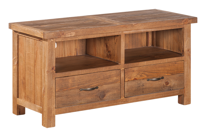 Ventura Two Drawer Recycled Pine TV Unit