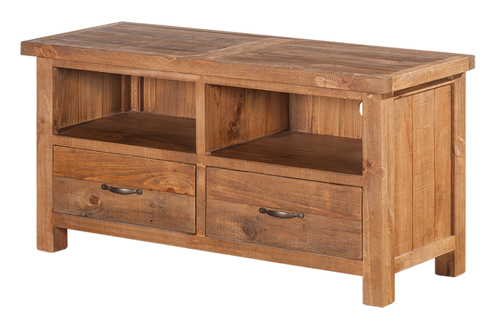 Ventura Two Drawer Recycled Pine TV Unit