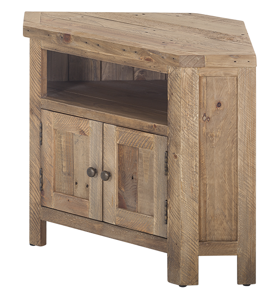 Ventura Recycled Pine Corner TV Unit