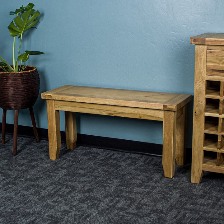 Yes 1-meter Oak Bench