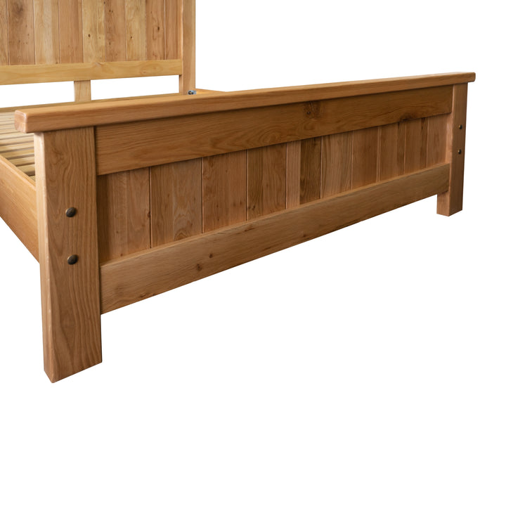 Camden Oak Double Size Bed Frame