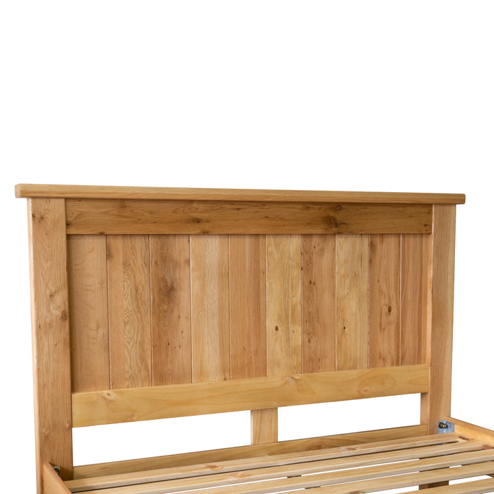 Camden Oak Double Size Bed Frame