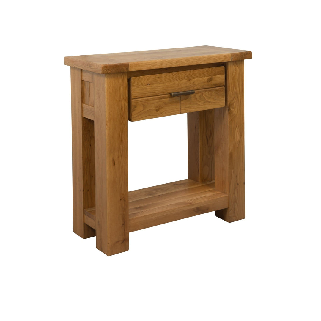 CD-SCT013 Camden 1 Drawer White Oak Hall Table Default