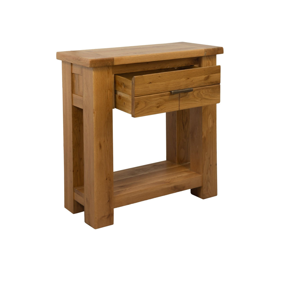 CD-SCT013 Camden 1 Drawer White Oak Hall Table Default