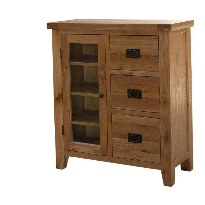 Y-CB1D3D062 Yes Compact 1 Door 3 Drawer Oak Buffet Default